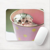 Kitten Hiding Muismat (Met muis)