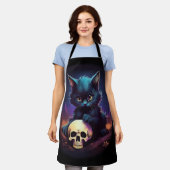 Kitten Horror Skull Schort (Gedragen)