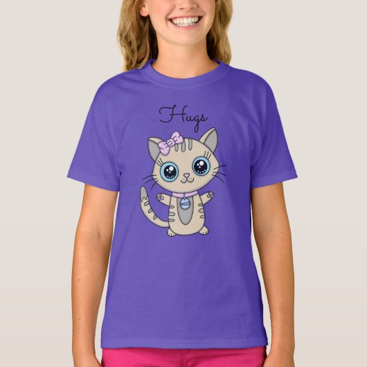 Kitten Hugs T-shirt (Voorkant)