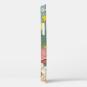  Kitten Illustratie met Gele Bloemen Case-Mate iPhone Case (Achterkant / Rechts)