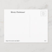 Kitten in de kerstboom feestdagenkaart (Achterkant)