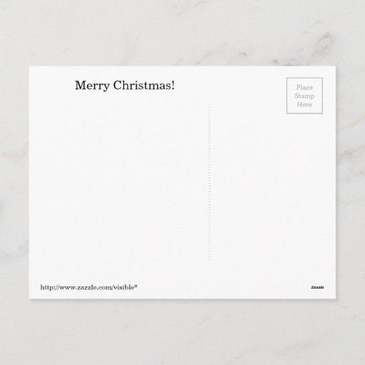 Kitten in de kerstboom feestdagenkaart (Achterkant)