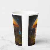 Kitten in de regen papieren bekers (Rechts)