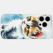 Kitten in een bloementuin Case-Mate iPhone case (Achterkant (horizontaal))