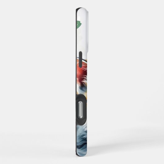 Kitten in een bloementuin iPhone hoesje (Rechterkant)