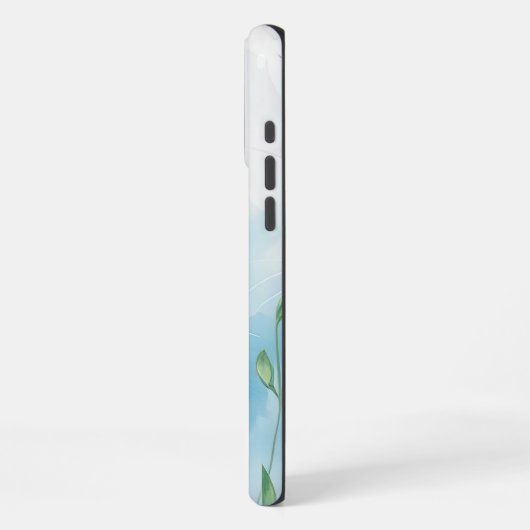 Kitten in een bloementuin iPhone hoesje (Linkerkant)