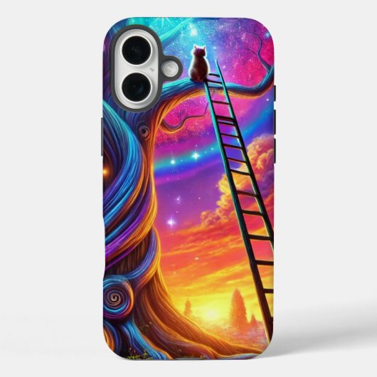 Kitten in een boom telefoonhoes Case-Mate iPhone case (Achterkant)