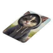 Kitten in een Hoodie Magneet (Linkerzijde)