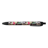 Kitten in een mand zwarte inkt pen (Bodem)