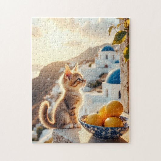 kitten in Italië Legpuzzel (Verticaal)