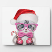 Kitten in kerstpet fotoplaat (Voorkant)