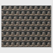 Kitten in oude sneaker cadeaupapier (Vlak)