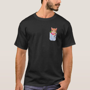 Kitten in Pocket Friends Animal Cat Pocket Kitten T-shirt
