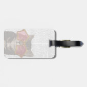Kitten in Star Sunglazen Bagagelabel (Achterkant horizontaal)