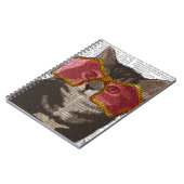 Kitten in Star Sunglazen Notitieboek (Linkerzijde)