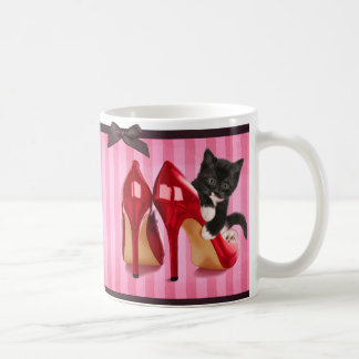 Kitten in Stilettos Koffiemok