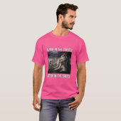 Kitten In The Sheets Grappige Alpha Weerwolf Wolf T-shirt (Voorkant volledig)