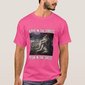 Kitten In The Sheets Grappige Alpha Weerwolf Wolf  T-shirt