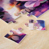 Kitten in vlinderbos avontuur legpuzzel (Zijkant)