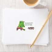 Kitten in Wagon en het Adres van de Terugkeer van Etiket (Insitu)