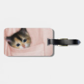 Kitten in zak 2 bagagelabel (Achterkant horizontaal)