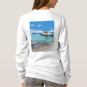 Kitten Island, Southport Maine, Long-Sleeve Shir T-shirt (Achterkant)