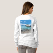 Kitten Island, Southport Maine, Long-Sleeve Shir T-shirt (Achterkant volledig)