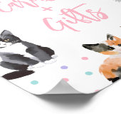 Kitten Kat Verjaardagskaarten en Geschenken Teken Poster (Hoek)