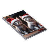 Kitten Kerst Notitieboek (Rechterzijde)