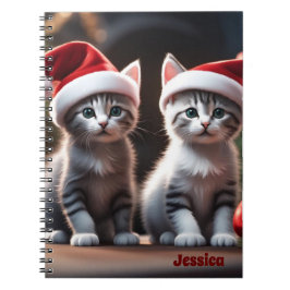 Kitten Kerst Notitieboek