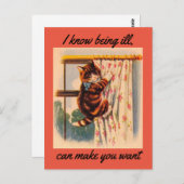 Kitten krijgen goed Briefkaart (Voorkant / Achterkant)