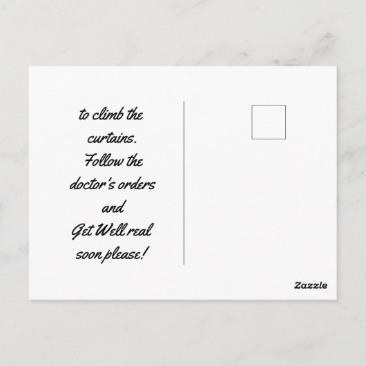 Kitten krijgen goed Briefkaart (Achterkant)