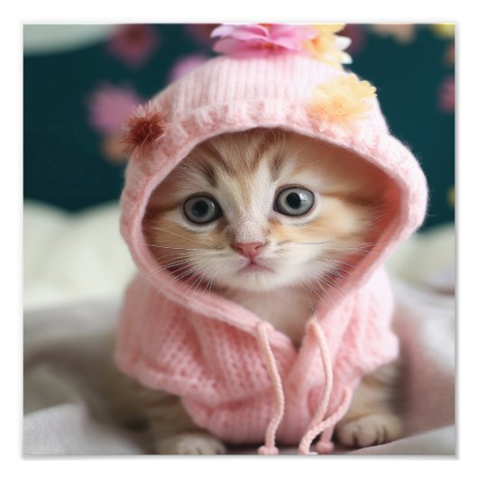 Kitten Kwekerij & Kinderkamer Prints Foto Afdruk (Voorkant)