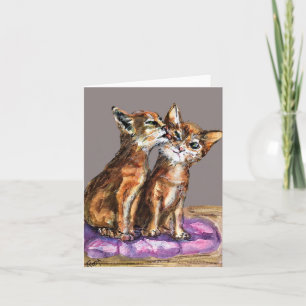 Kitten Lekker Likken  Kaart
