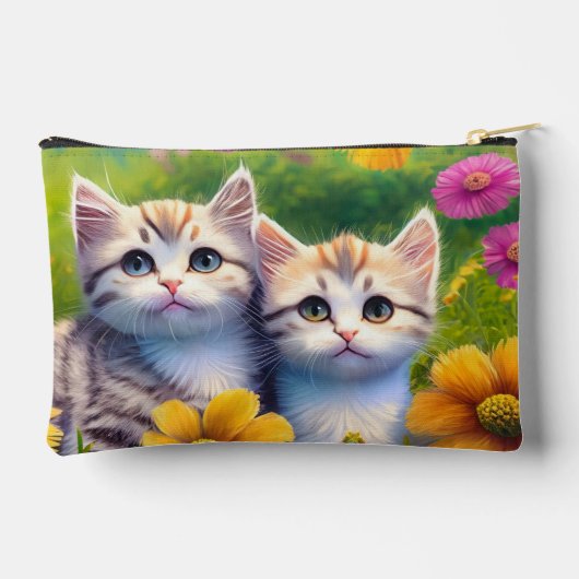 Kitten Leuke Dieren Gepersonaliseerde Naam Etui (Achterkant)