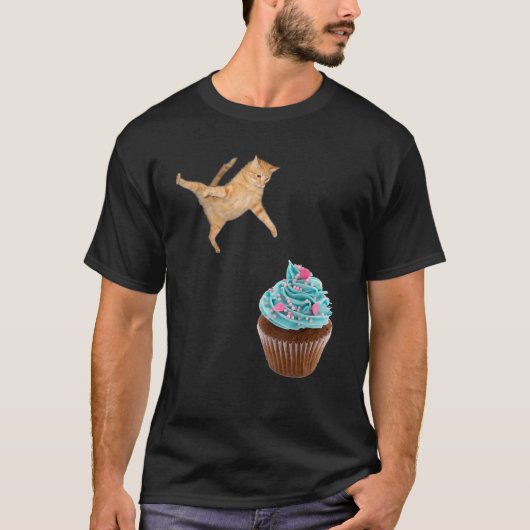 Kitten liefhebbers Kleding Grappige Kat Cupcake Ve T-shirt (Voorkant)