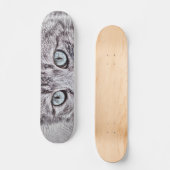 Kitten Love Cute Kitty Cat with Luminous Blue Eyes Persoonlijk Skateboard (Voorkant)