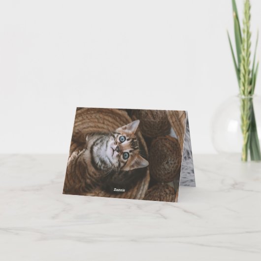 Kitten Love Kaart (Achterkant)