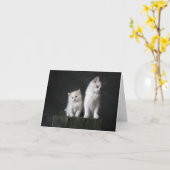 Kitten Love Kaart (Gele Bloem)