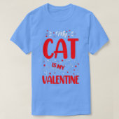 Kitten Lover hart Mijn kat is mijn Valentijn T-shirt (Design voorkant)
