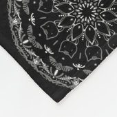 Kitten Mandala Fleece Deken (Hoek)