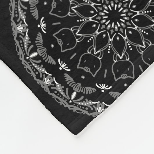 Kitten Mandala Fleece Deken (Hoek)