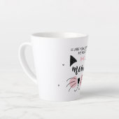 Kitten me rechts Meow Latte Mok (Linkerhoek)