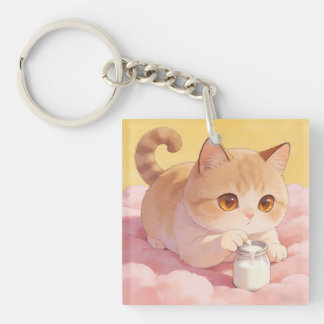 Kitten Melk Sleutelhanger