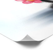 Kitten met ballon poster (Hoek)