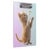 Kitten met bloem klembord (Rechts)