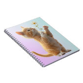 Kitten met bloem notitieboek (Rechterzijde)