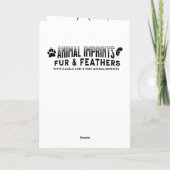 Kitten met Cupcake Kleurplaat Verjaardag Kaart (Achterkant)