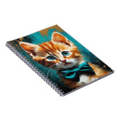 Kitten met een Bow Stropdas | NOTITIEBOEK (Rechterzijde)