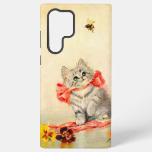 Kitten met een Rode Lint Samsung Galaxy Hoesje